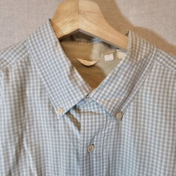 Timberland Shirt Mens Casual Long Sleeve Button Down Green Plaid 100% Cotton XL - Picture 8 of 12